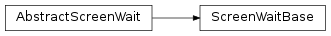 Inheritance diagram of labpyproject.apps.labpyrinthe.gui.skinBase.screen_wait_base.ScreenWaitBase